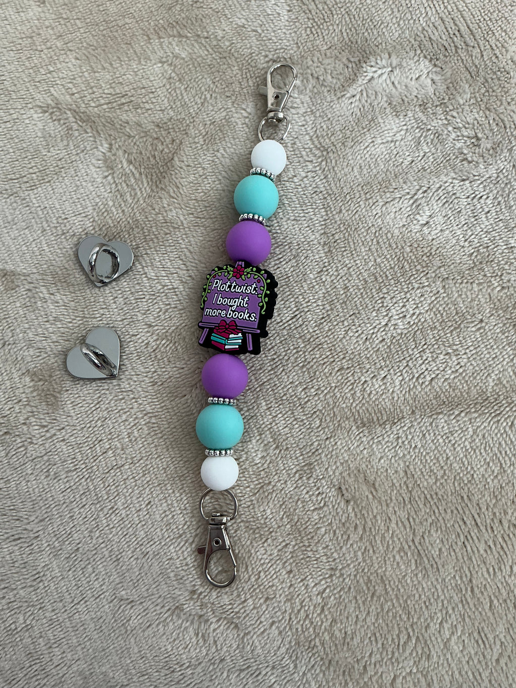 Plot Twist… I Bought More Books Handmade Kindle Strap | Book Lover E-Reader Accessory