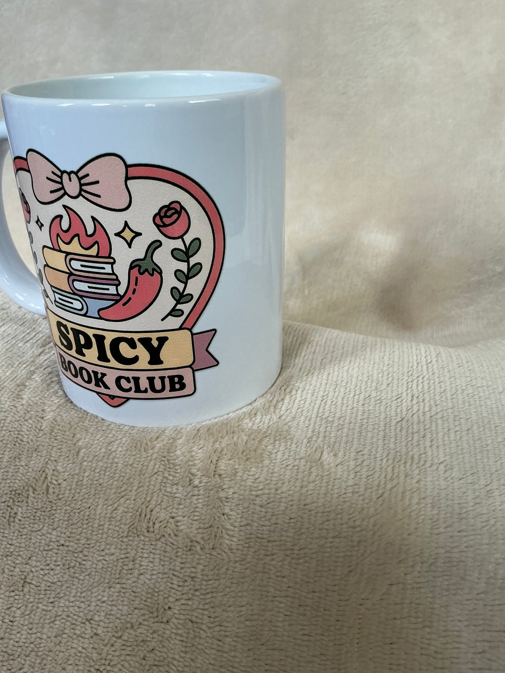 Spicy Book Club Mug — Fun Bold Reader Gift