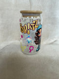 ✨💖 Bratz Y2K Girls Glass Tumbler