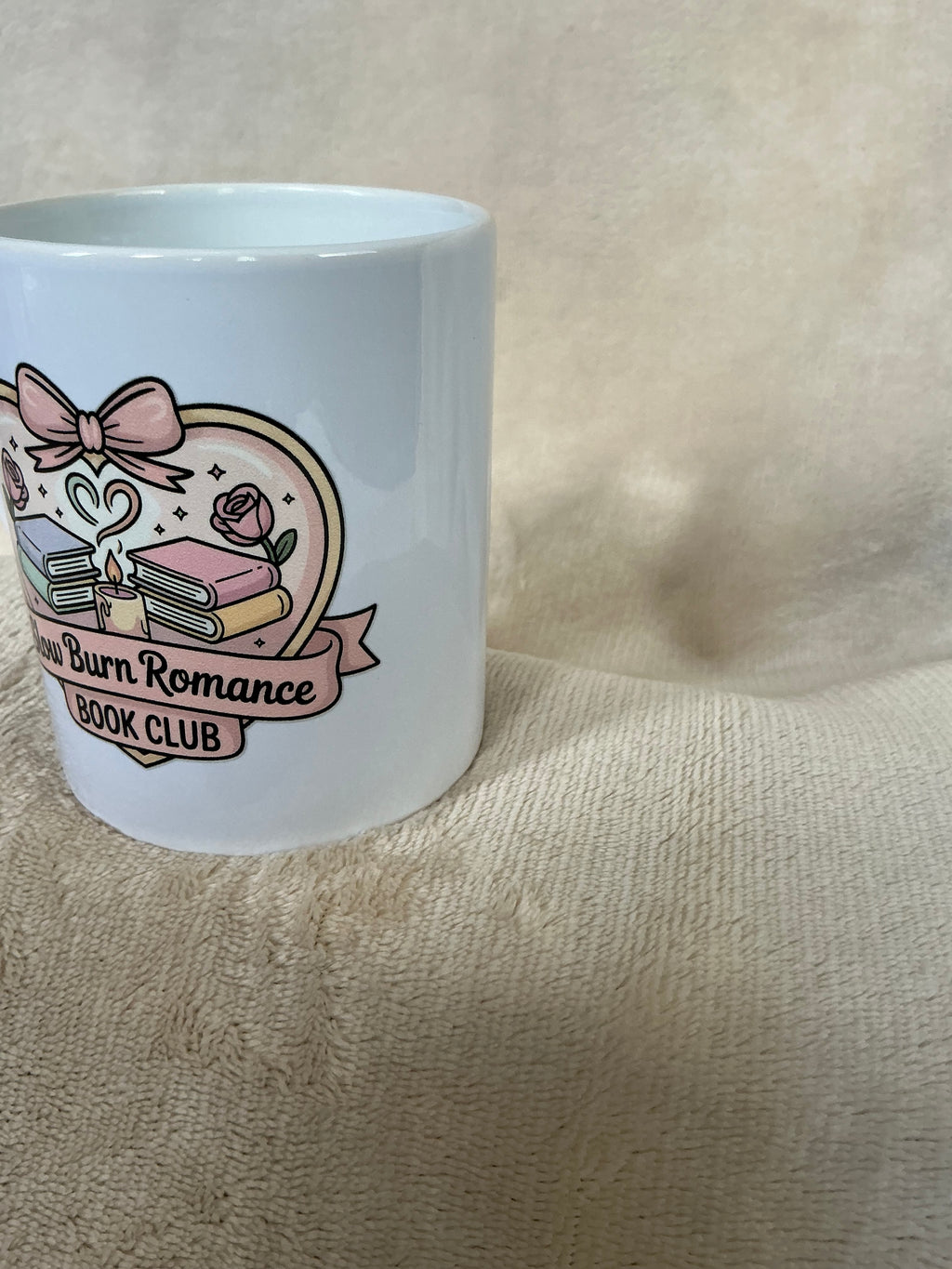 Slow Burn Romance Book Club Mug — Cozy Reader Gift
