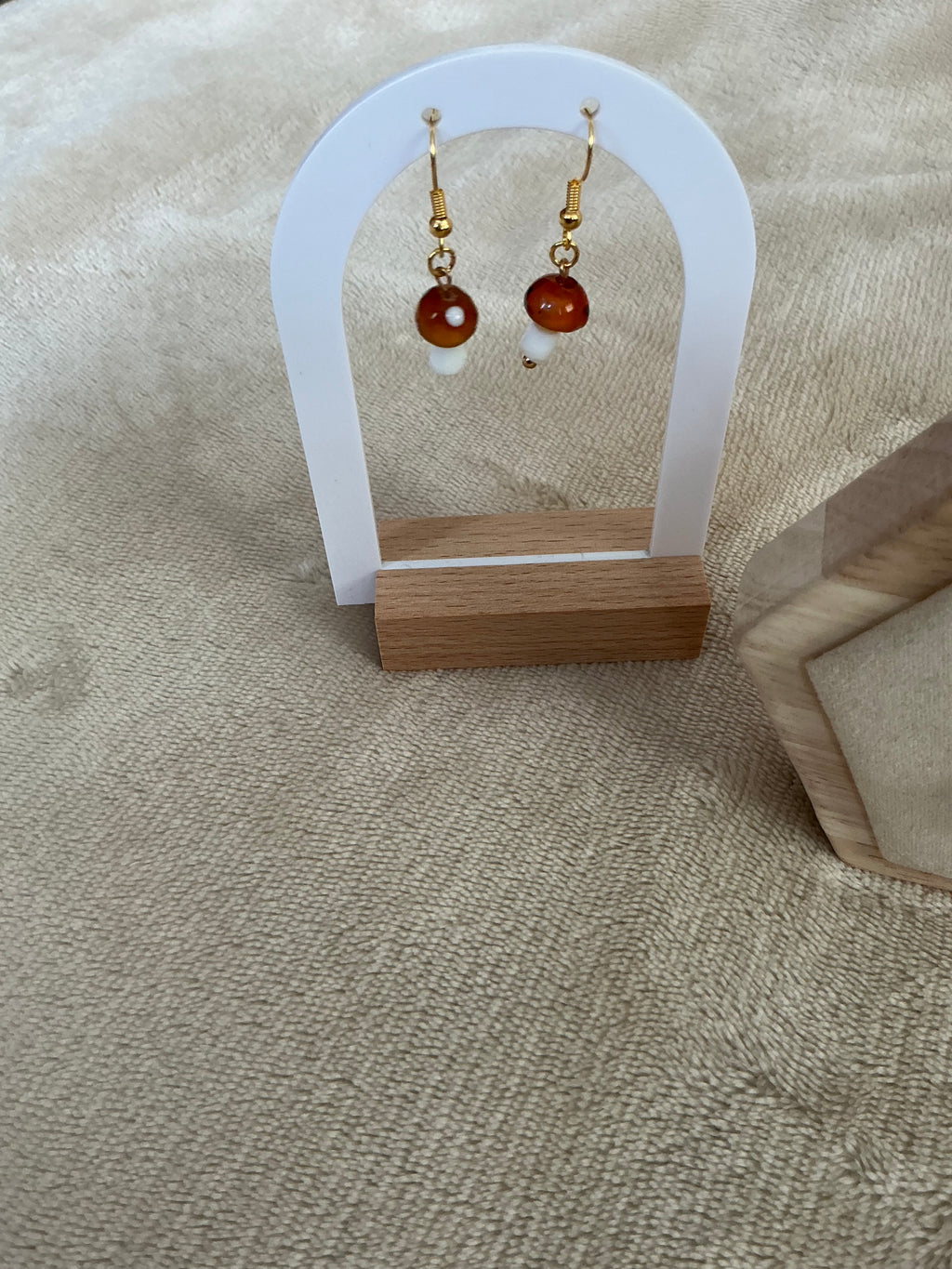 Mini Mushroom Jewellery Set – Earrings & Necklace