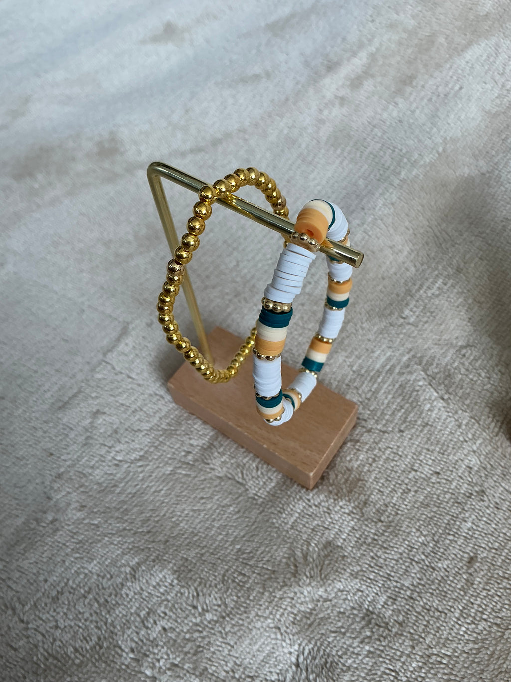 Golden Shores Bracelet Stack | Coastal Chic Beaded Set
