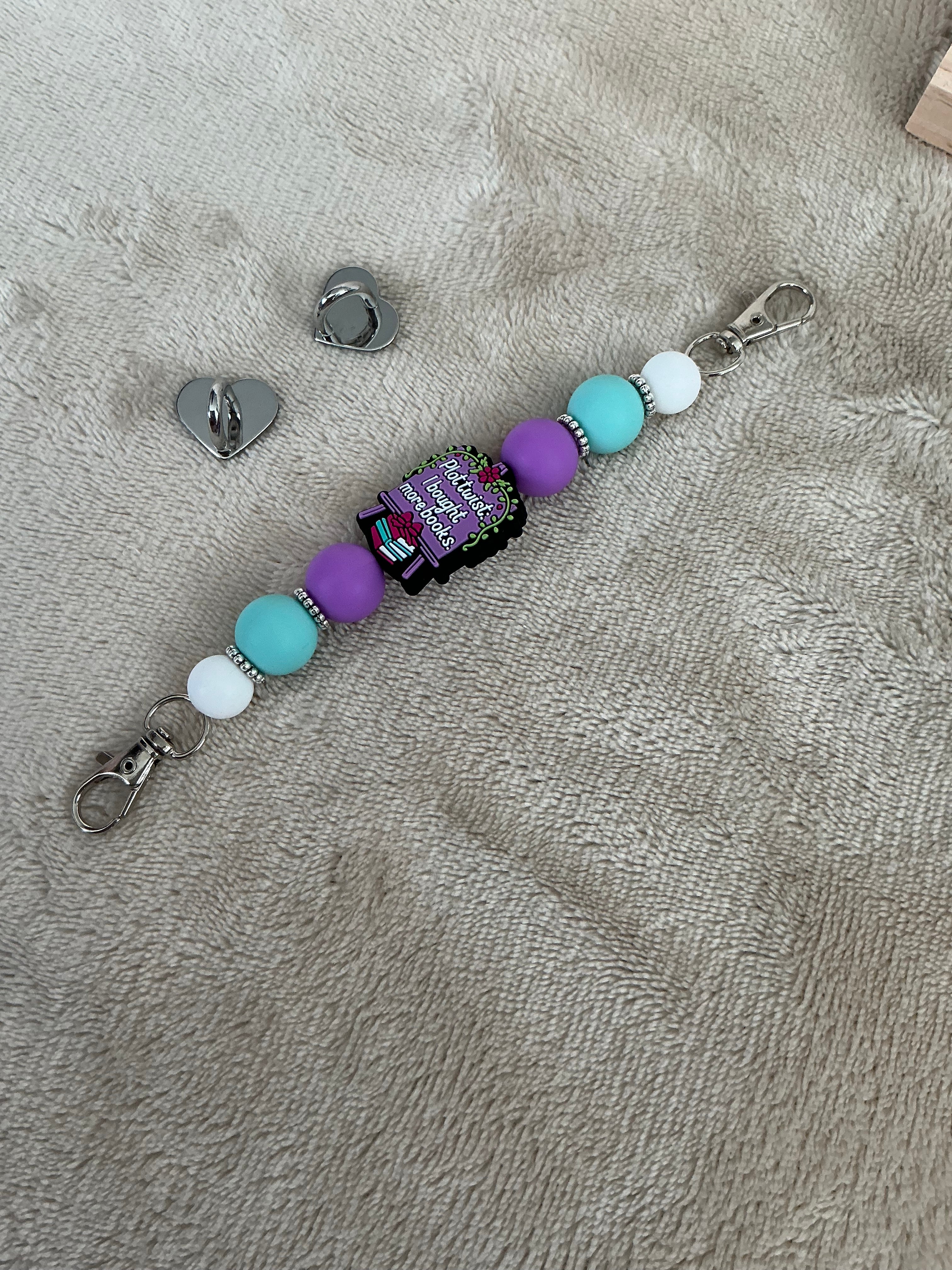 Plot Twist… I Bought More Books Handmade Kindle Strap | Book Lover E-Reader Accessory