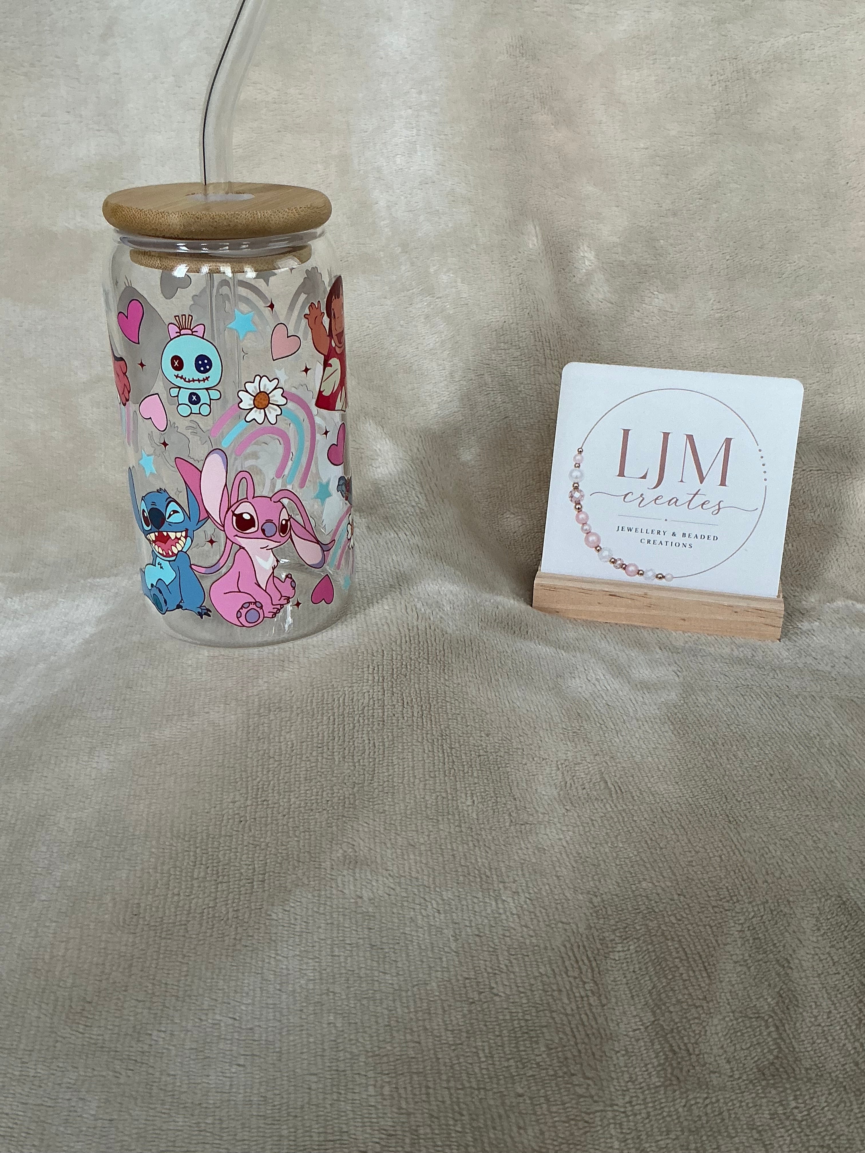 Lilo & Stitch Full Character Glass Tumbler