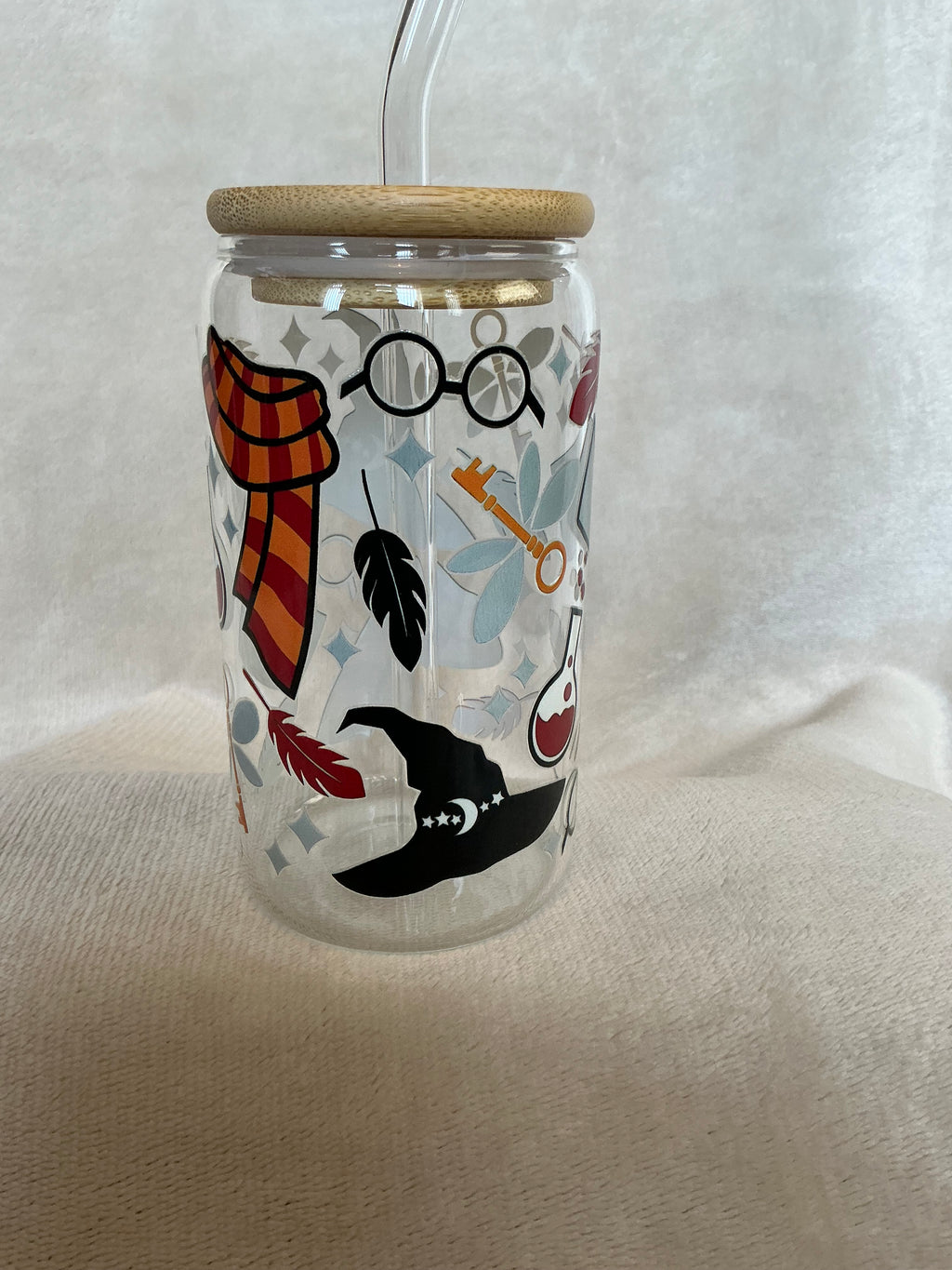 ⚡️ Wizard Magic Themed Glass Tumbler