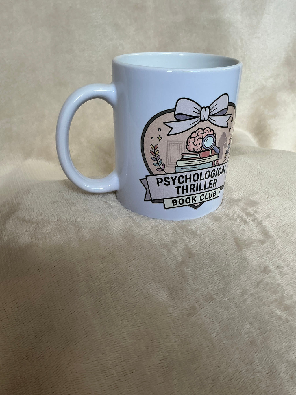 Psychological Thriller Book Club Mug — Mystery Reader Gift