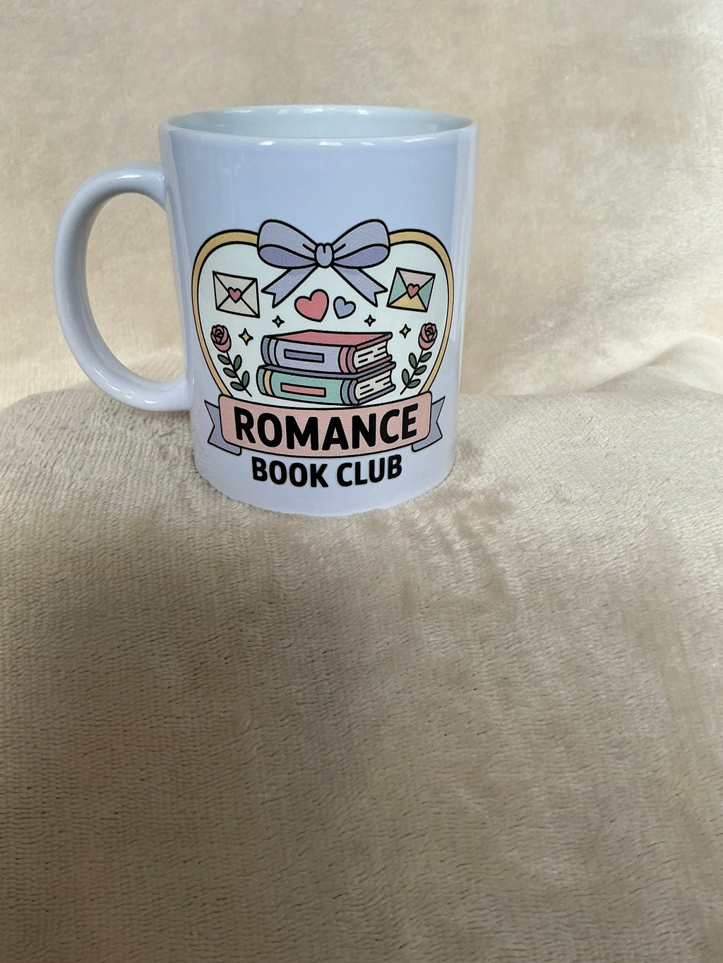 Romance Book Club Mug — Sweet Pastel Reader Gift