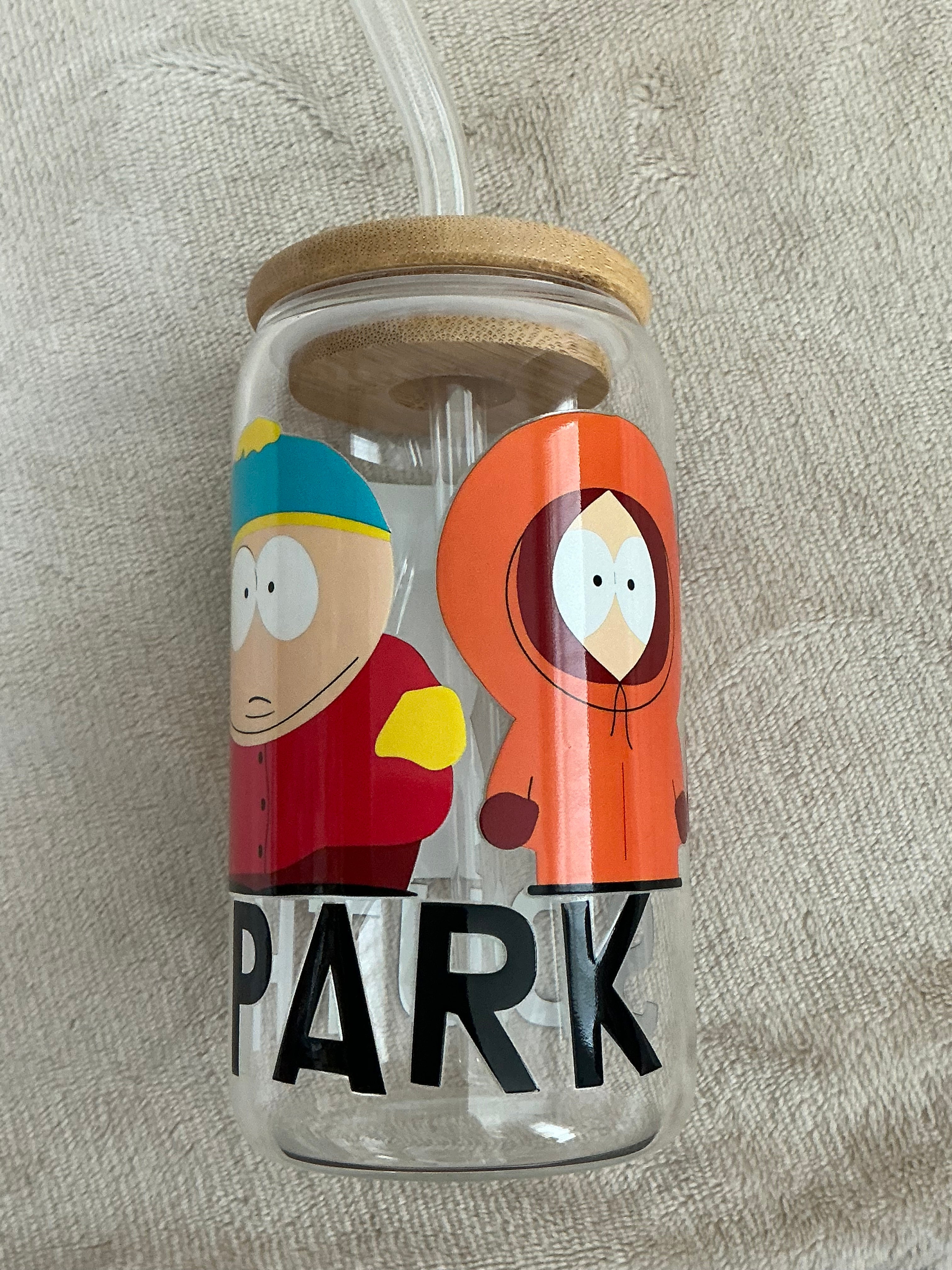 South Park Main Characters Glass Tumbler