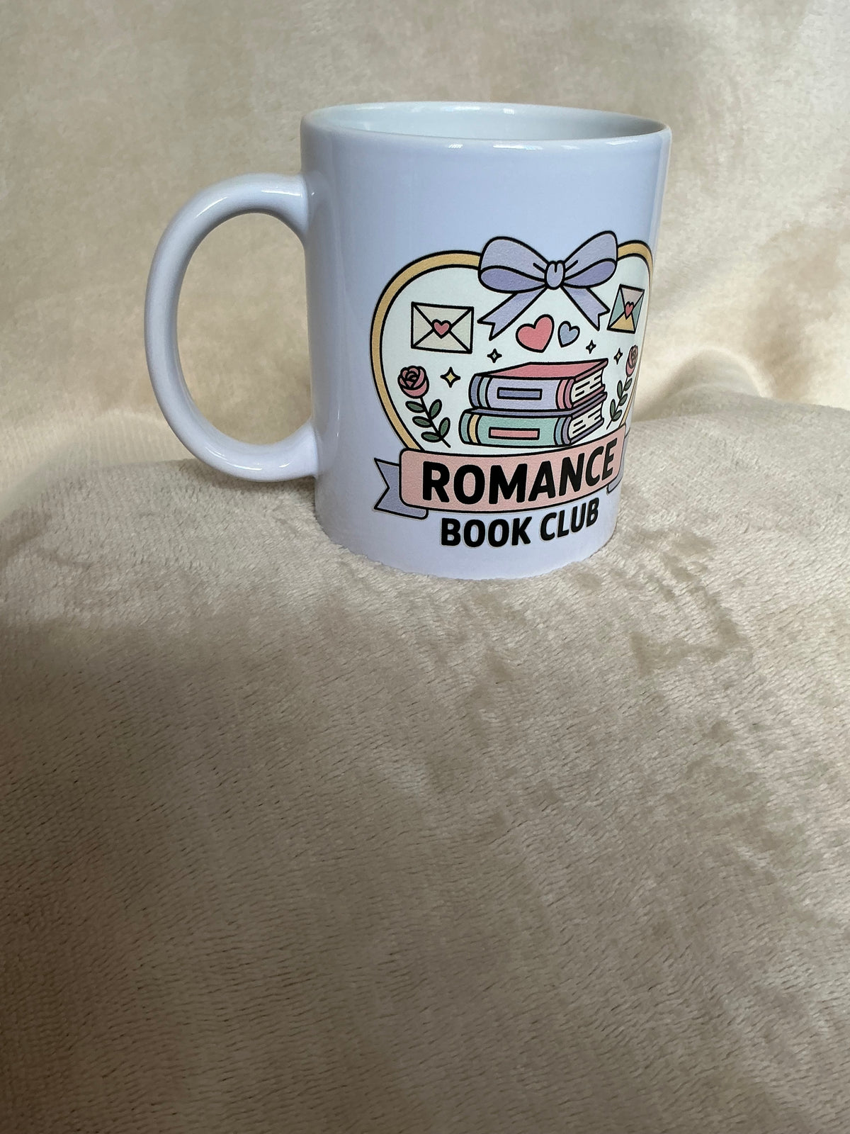 Romance Book Club Mug — Sweet Pastel Reader Gift