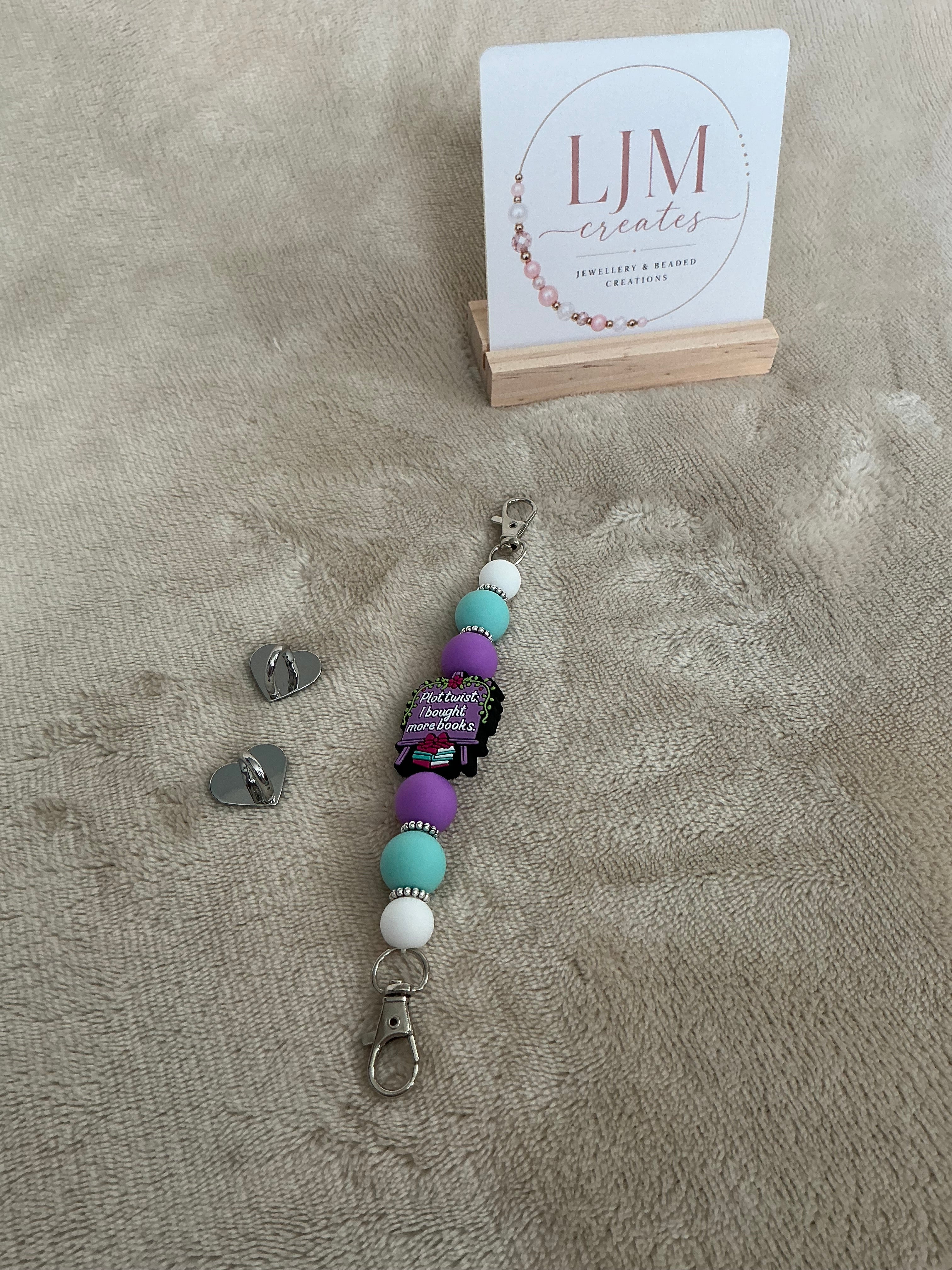 Plot Twist… I Bought More Books Handmade Kindle Strap | Book Lover E-Reader Accessory