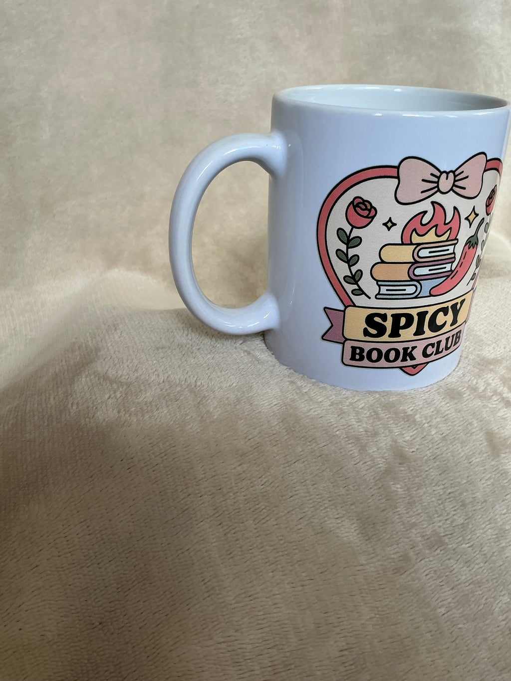 Spicy Book Club Mug — Fun Bold Reader Gift
