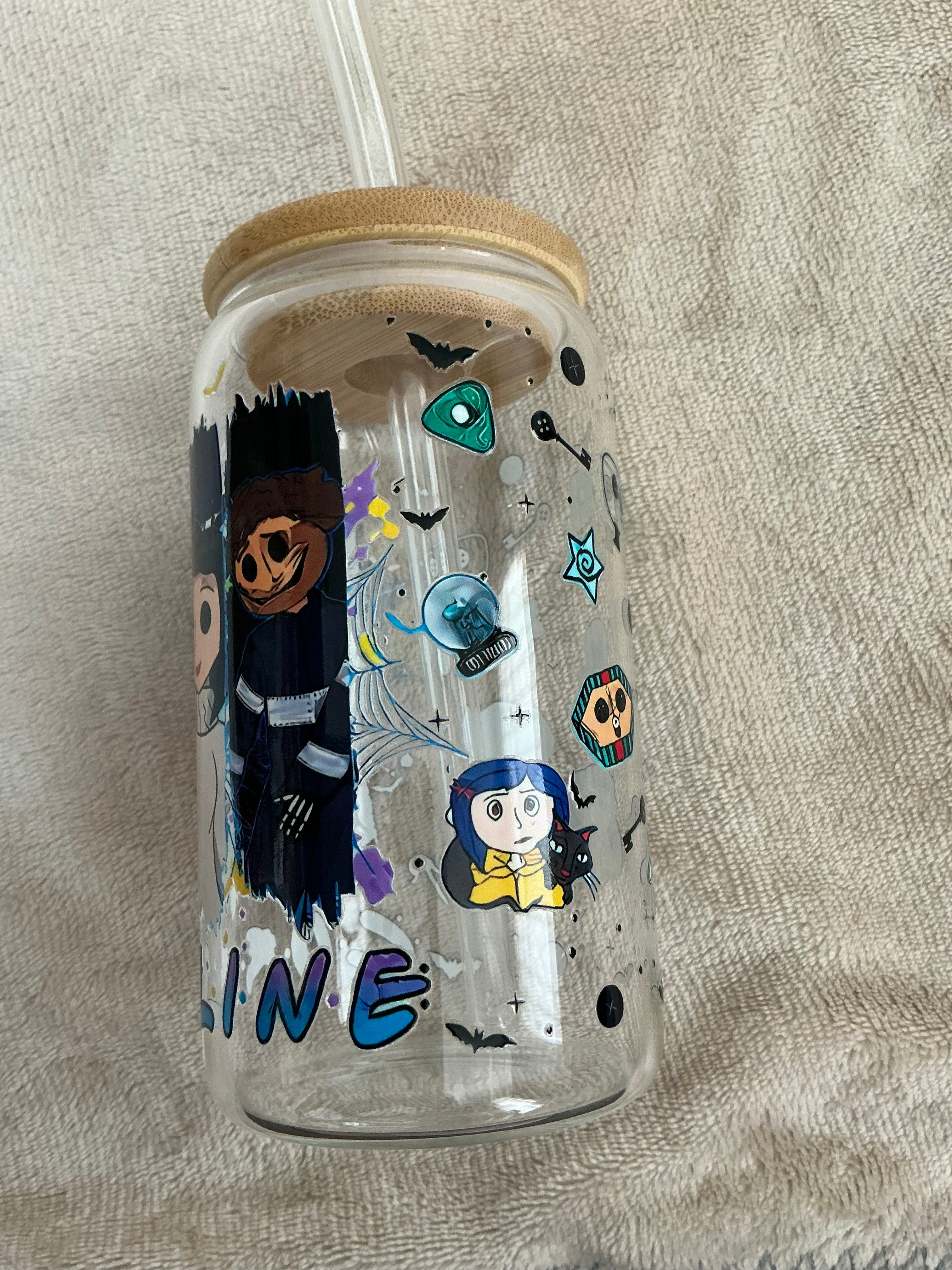 Coraline Full Character Glass Tumbler