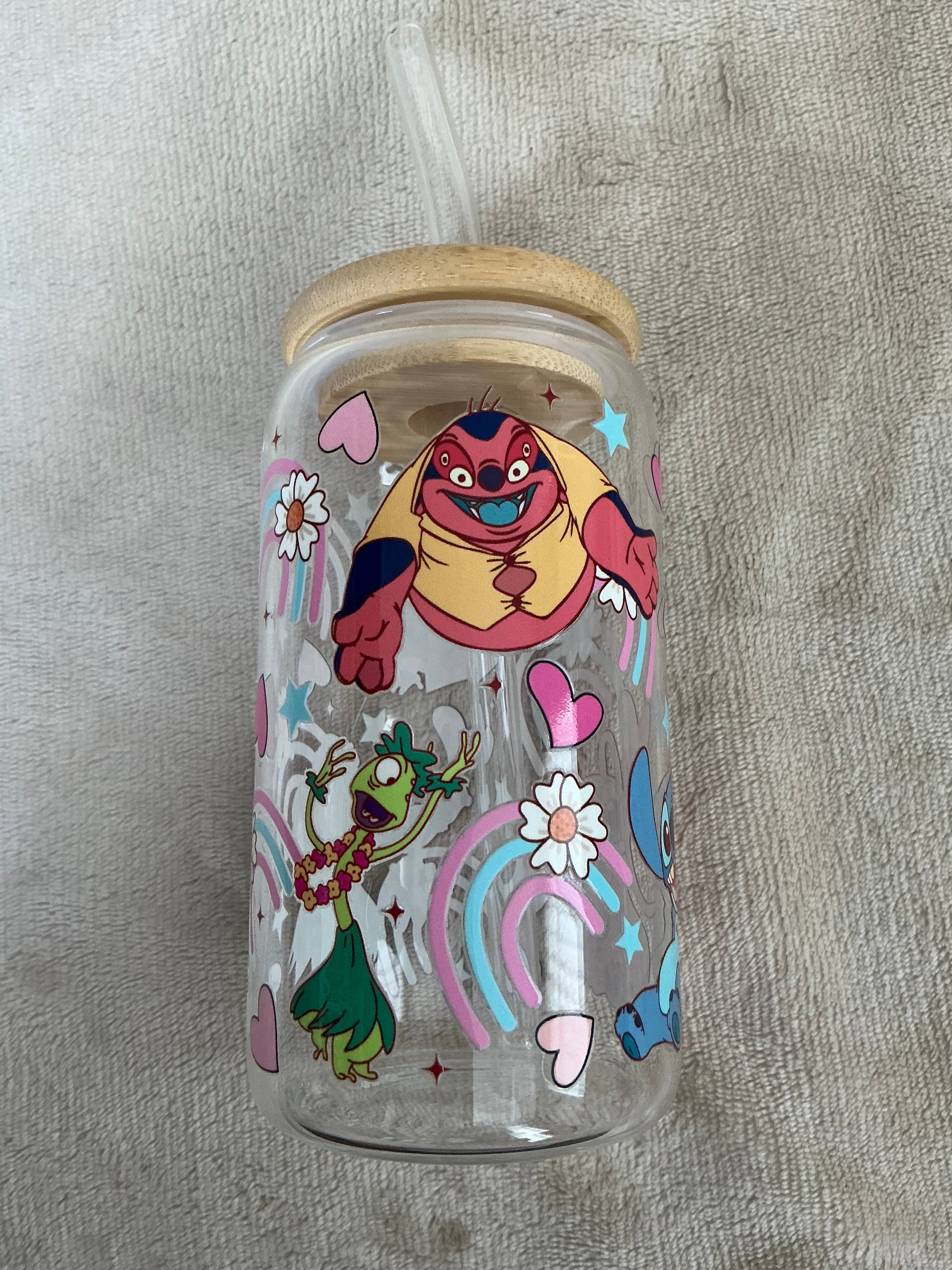 Lilo & Stitch Full Character Glass Tumbler