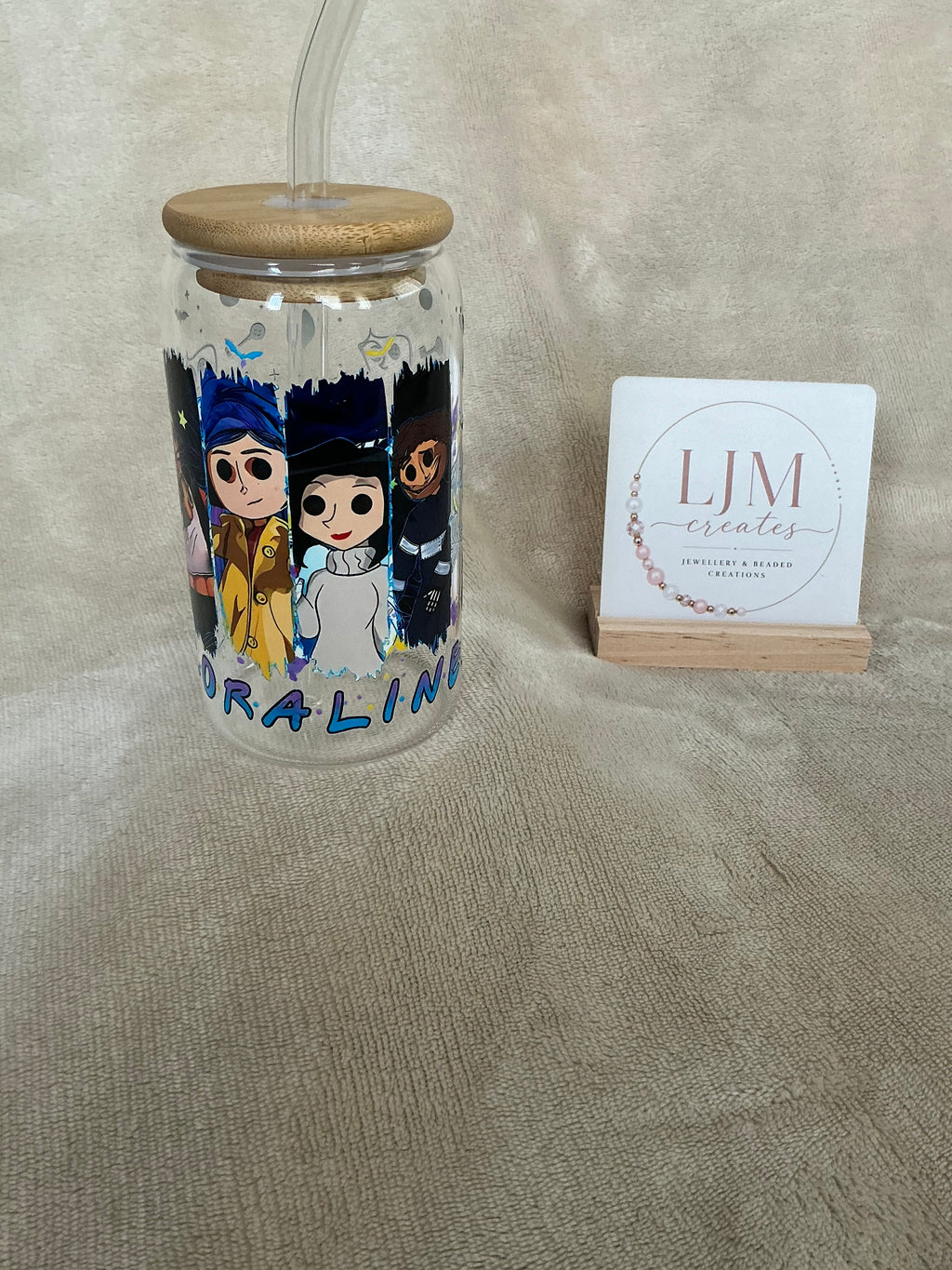 Coraline Full Character Glass Tumbler