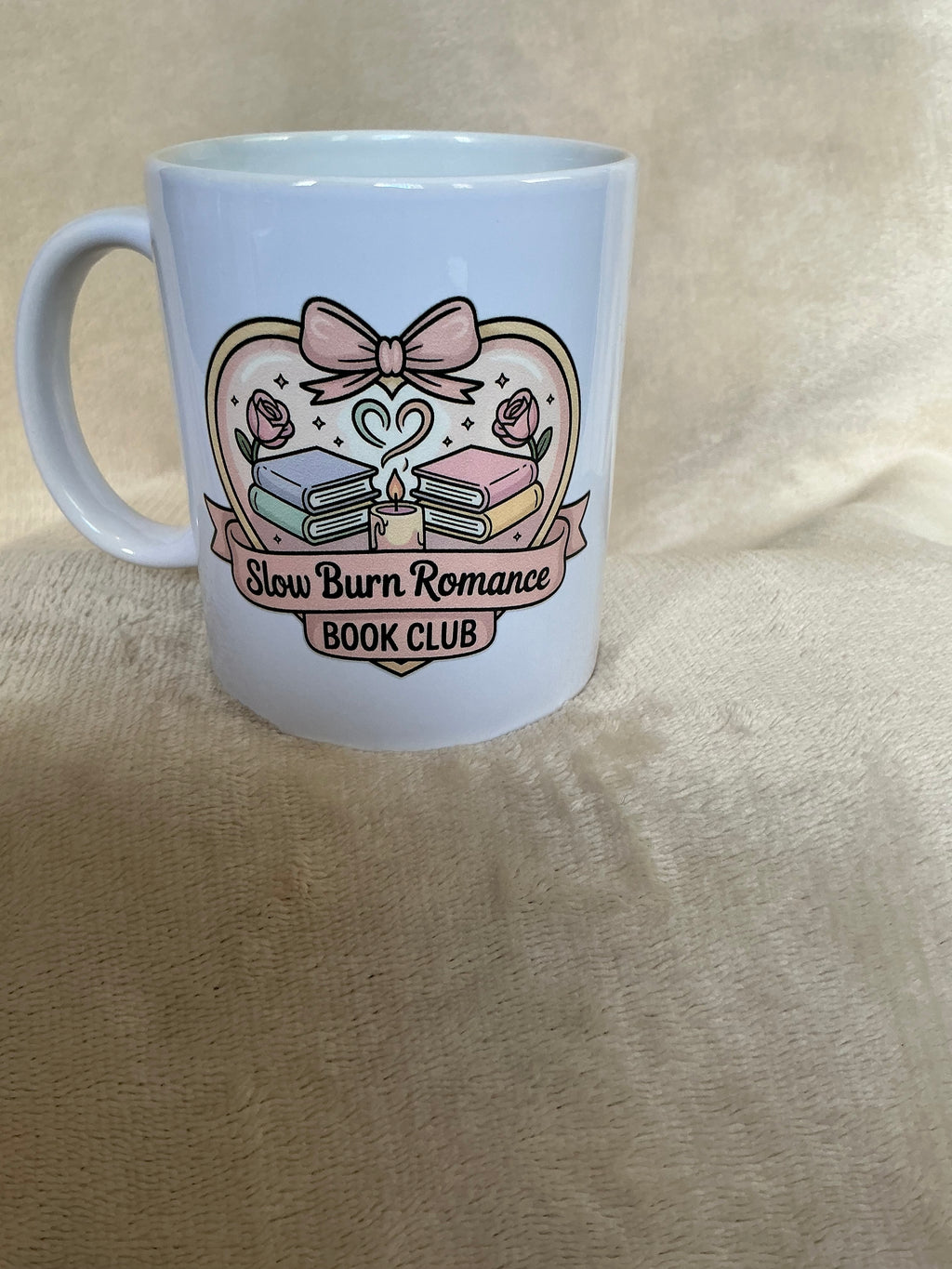 Slow Burn Romance Book Club Mug — Cozy Reader Gift