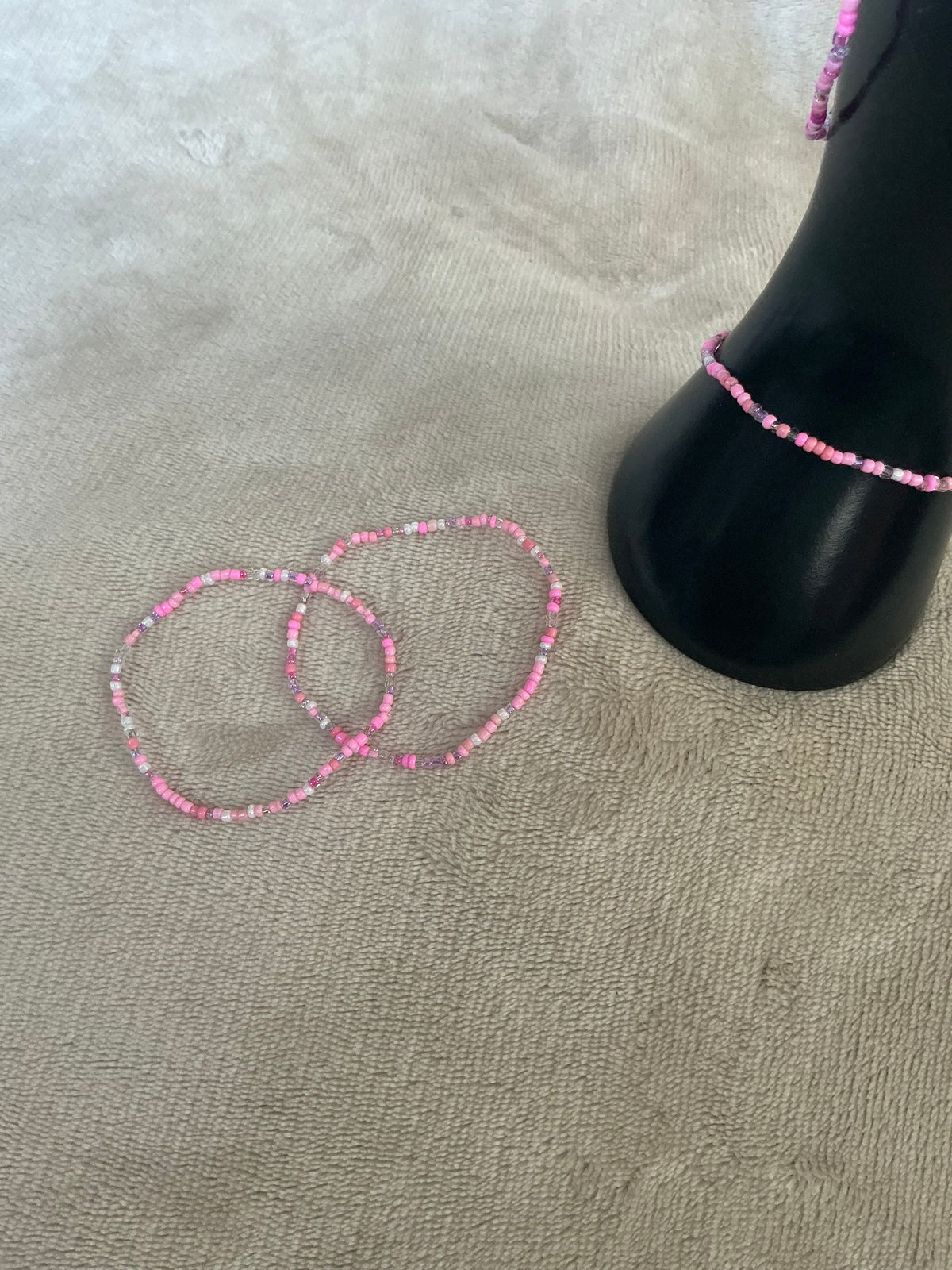 🌸 Blush Pink Dream Beaded Bracelet