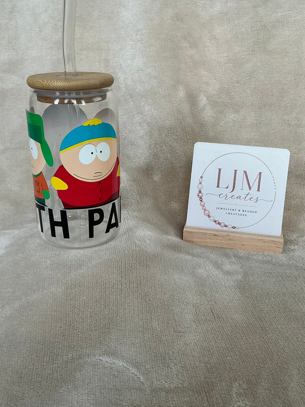 South Park Main Characters Glass Tumbler