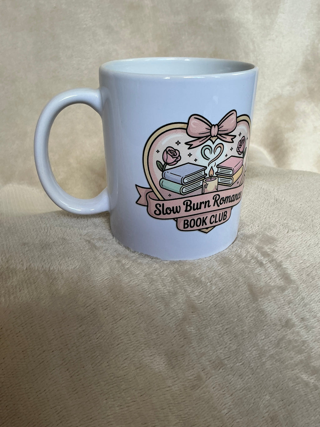 Slow Burn Romance Book Club Mug — Cozy Reader Gift