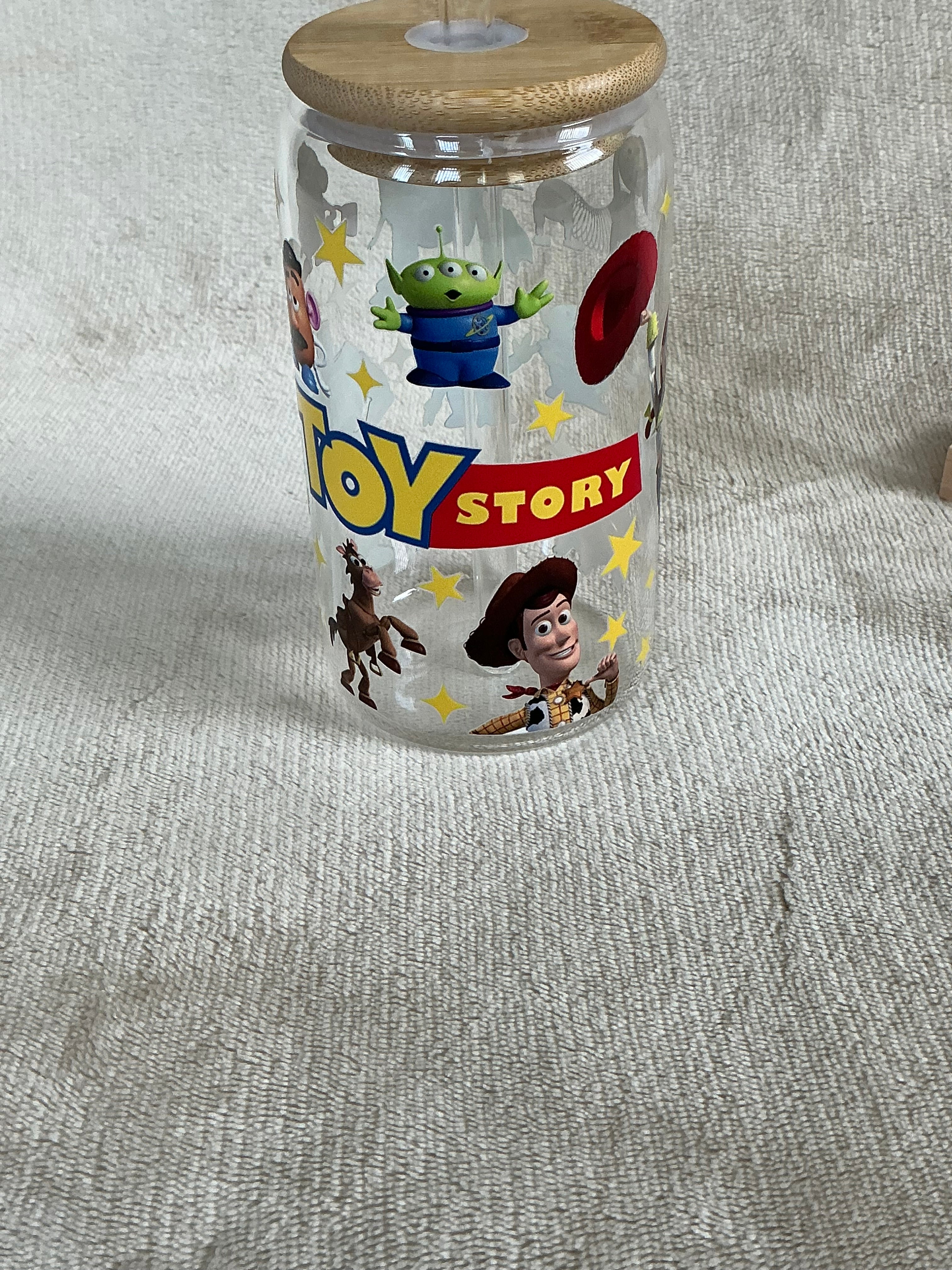 Toy Story Character Glass Tumbler