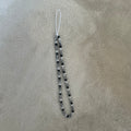 🖤 Midnight Crystal Beaded Phone Charm