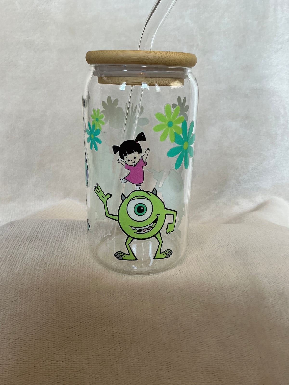 Monsters Inc. Glass Tumbler