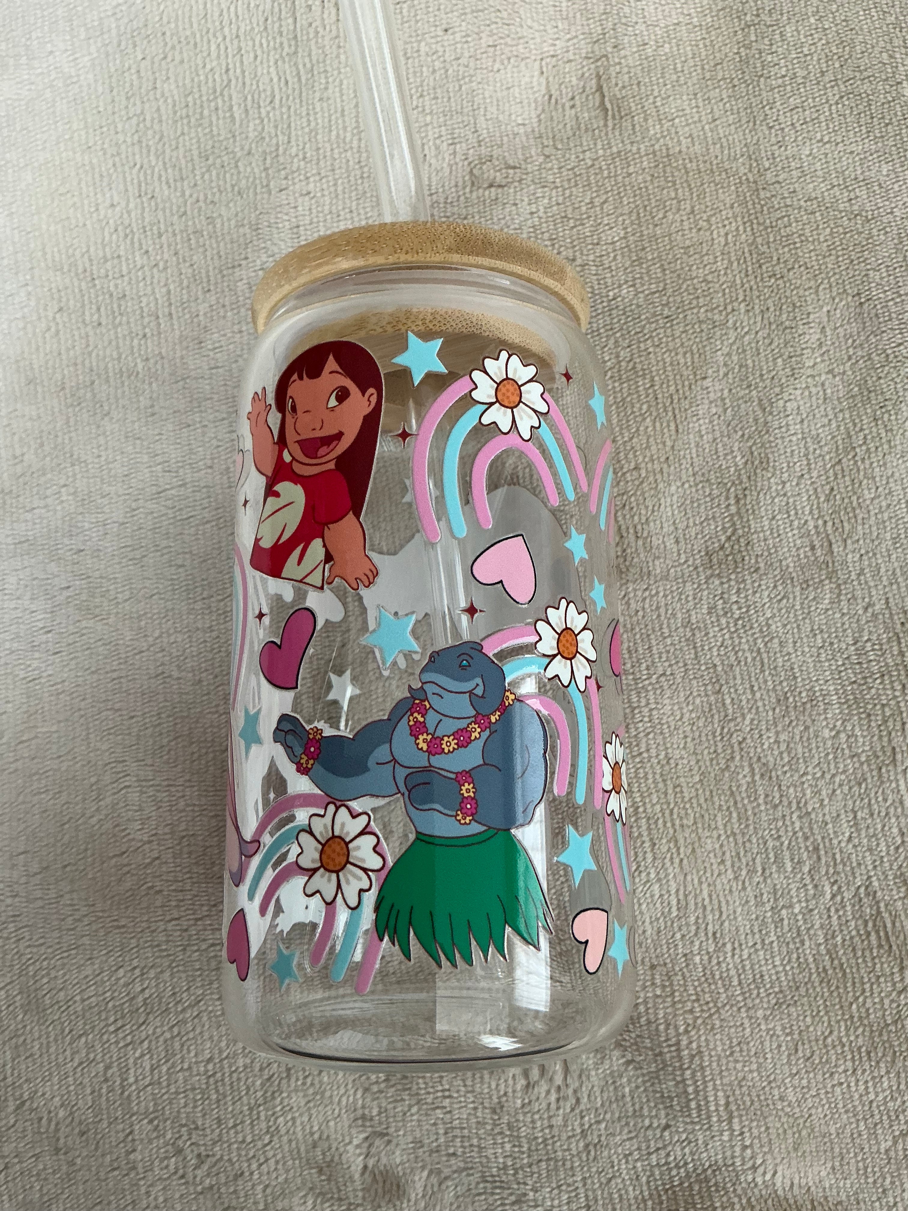 Lilo & Stitch Full Character Glass Tumbler