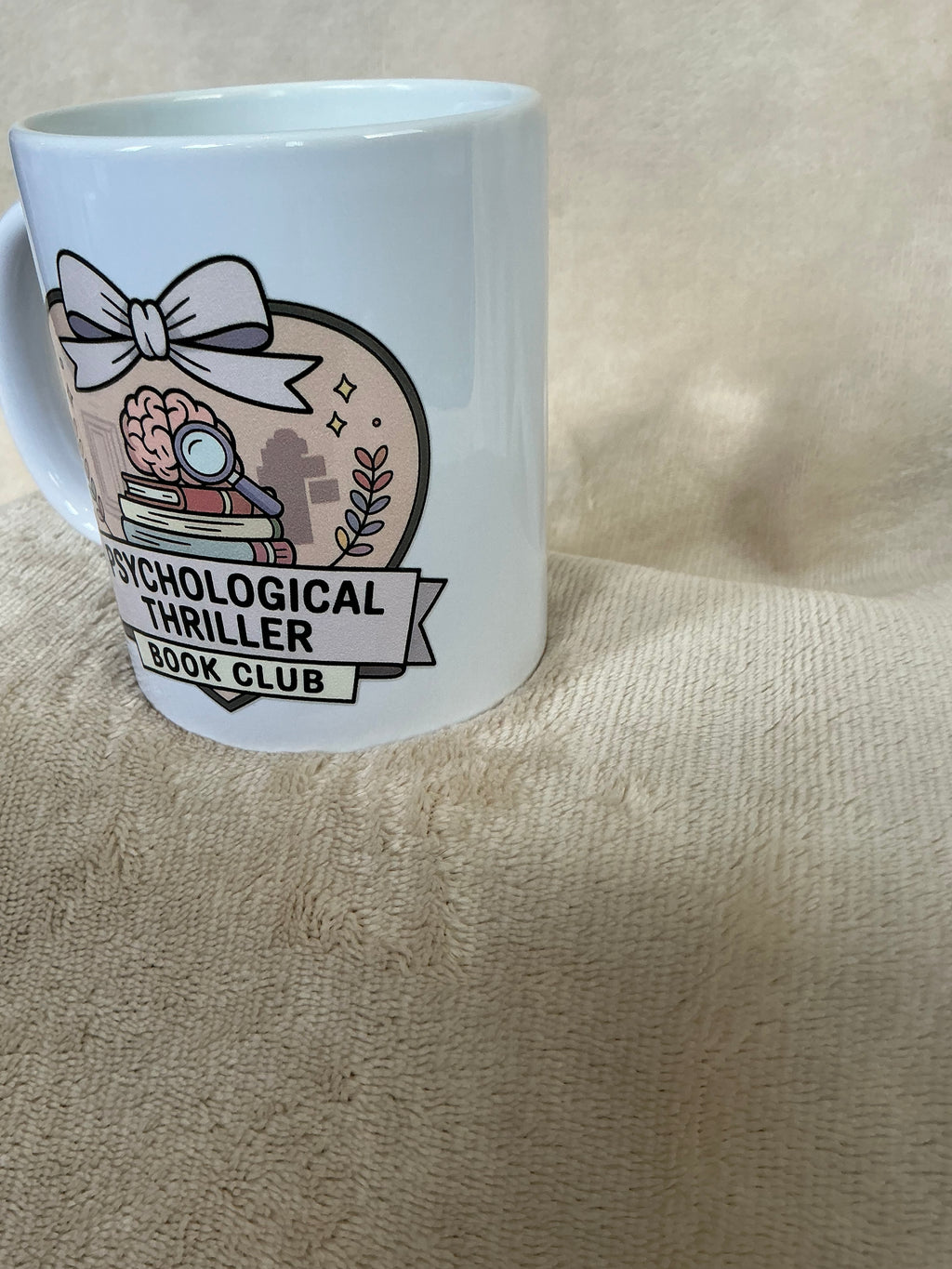 Psychological Thriller Book Club Mug — Mystery Reader Gift