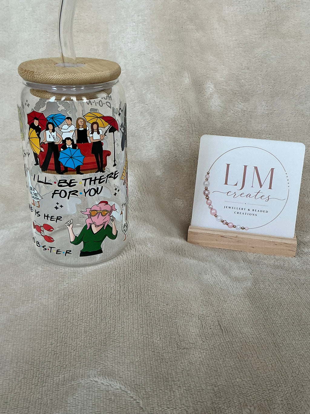 Friends Iconic Moments Glass Tumbler