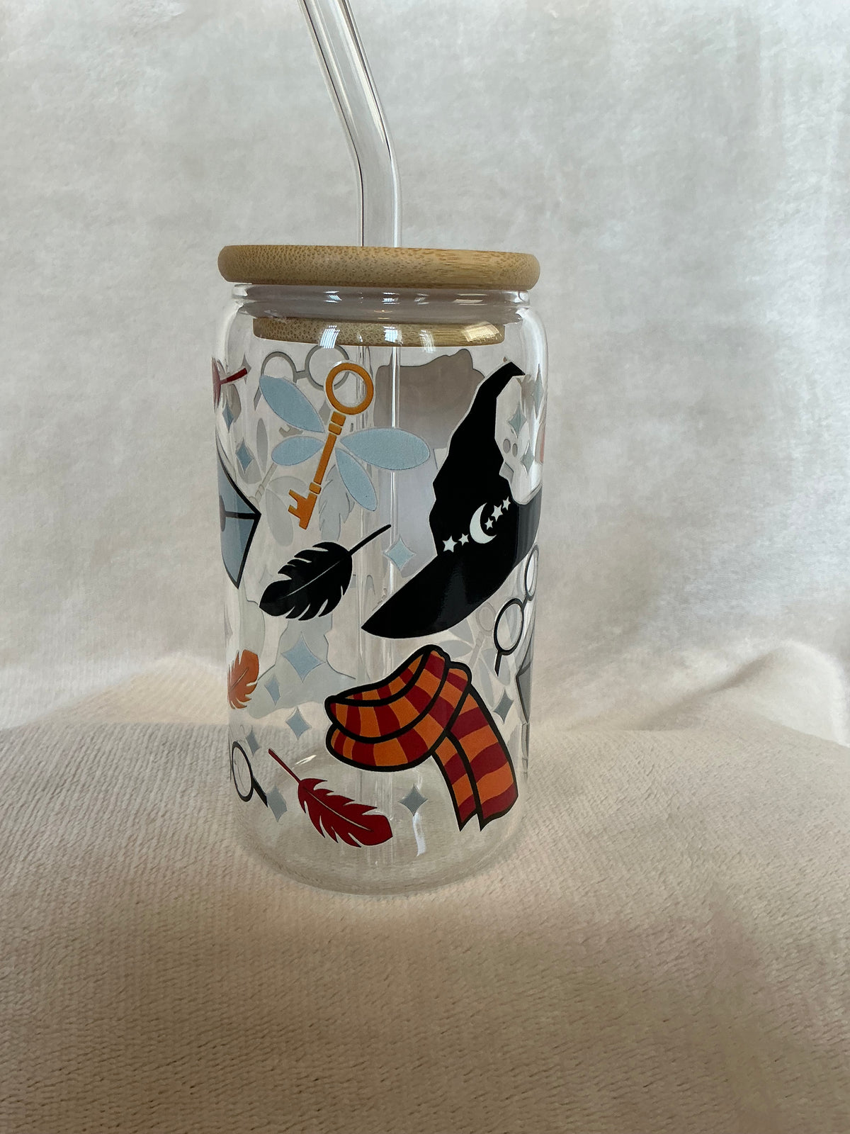 ⚡️ Wizard Magic Themed Glass Tumbler