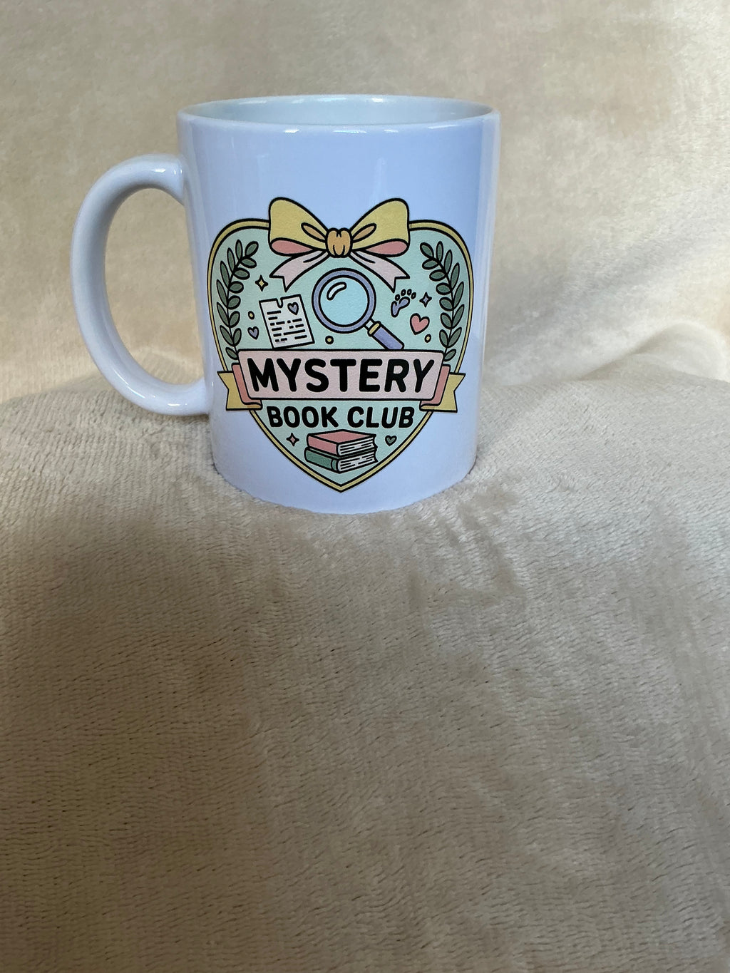 Mystery Book Club Mug — Sleuthing Reader Gift