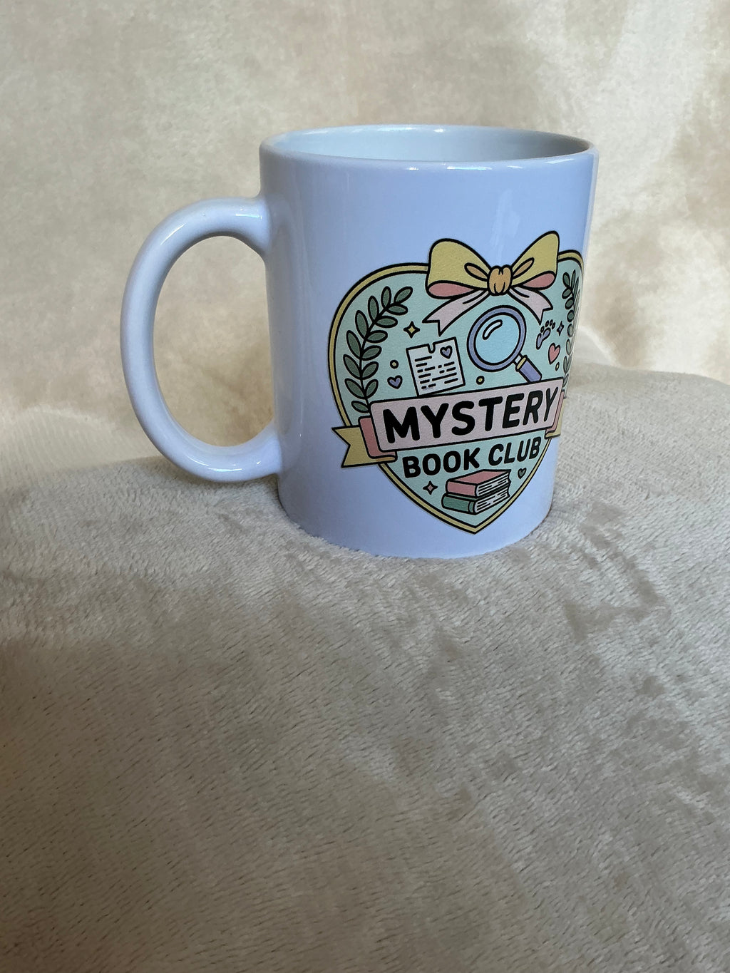 Mystery Book Club Mug — Sleuthing Reader Gift