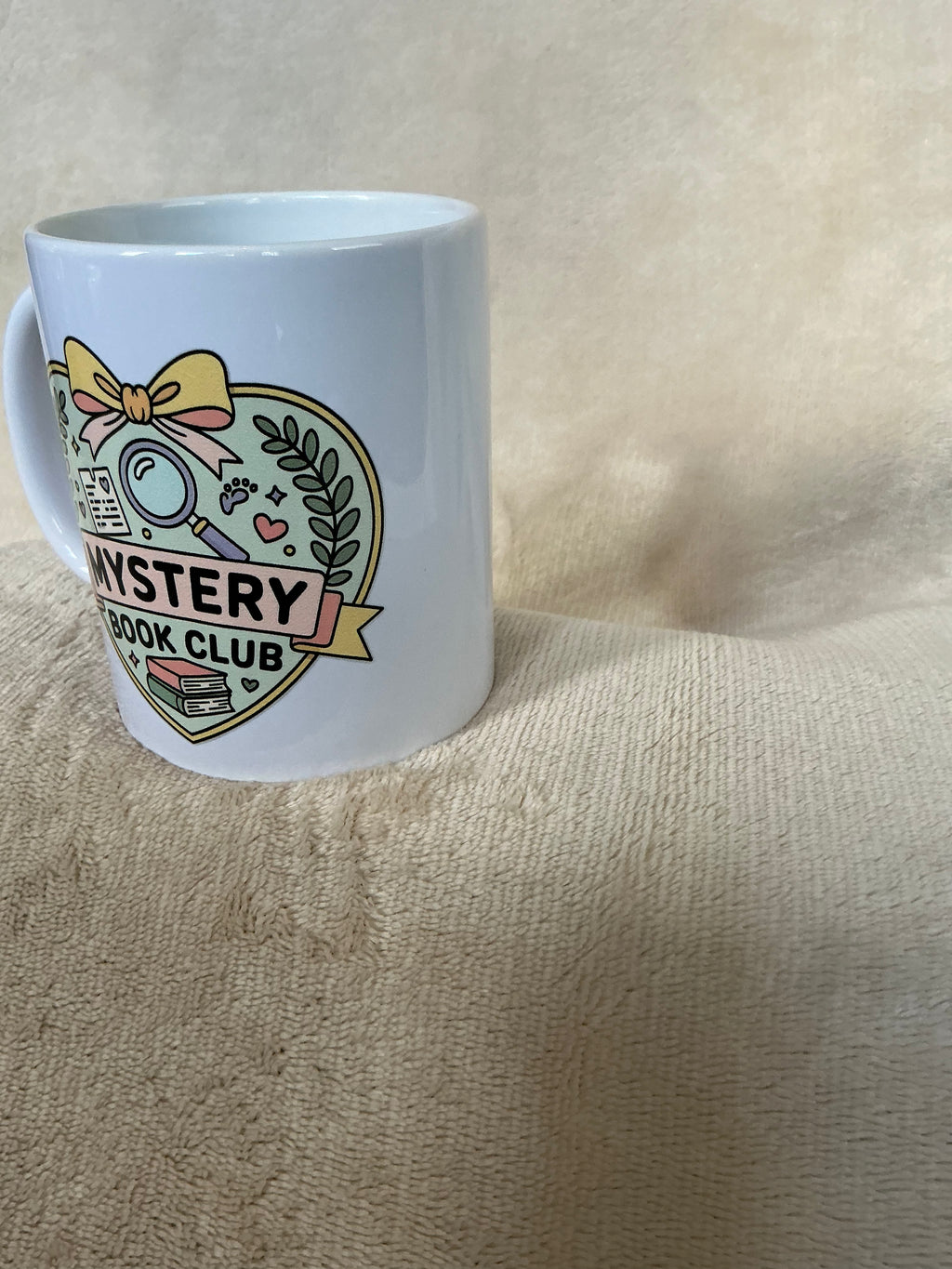 Mystery Book Club Mug — Sleuthing Reader Gift