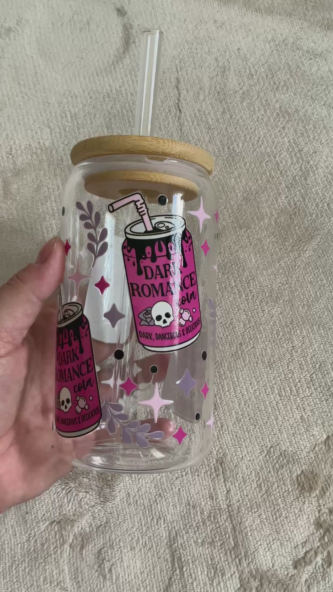 Dark Romance Cola Glass Tumbler
