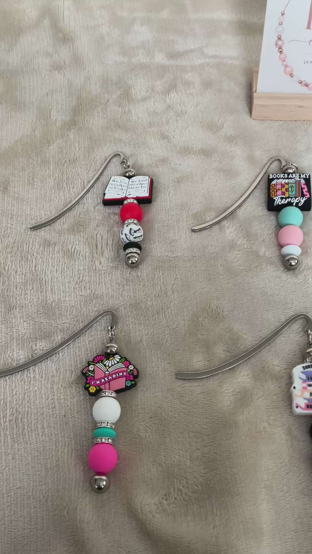 Book Lover's Handmade Bookmark Collection