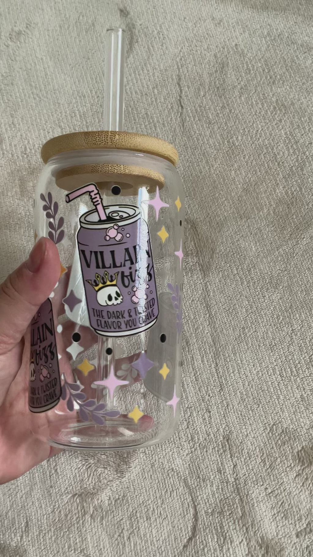 Villain Fizz Glass Tumbler